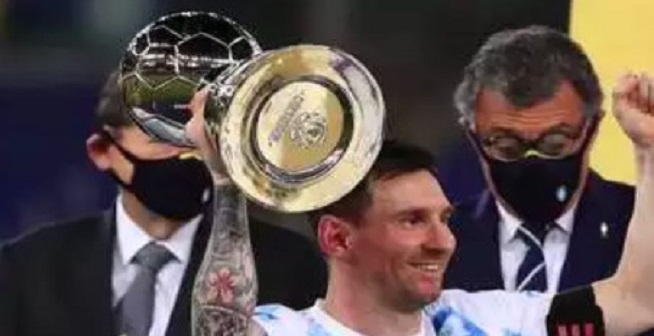 Argentina and Italy Lift Football Trophies 