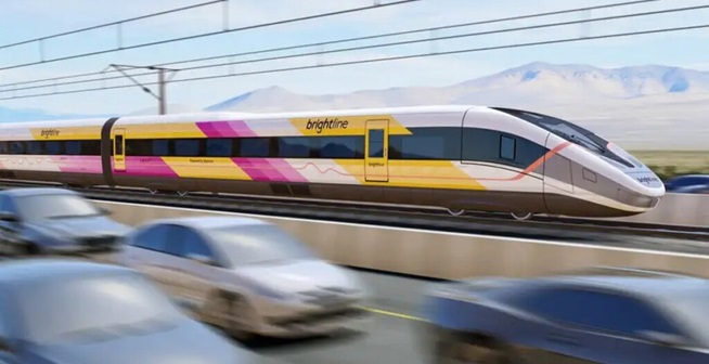 First High-Speed Rail Line in US Breaks Ground: Brightline Vegas to LA at 200 mph to Save Thousands in Emissions