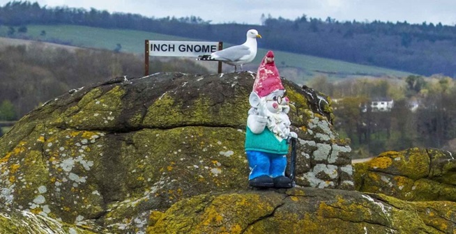 Welcome to ’Gnome Island’ a Remote Scottish Outcrop Adorned With Mysterious Garden Ornaments